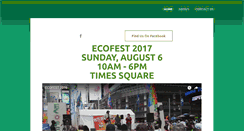 Desktop Screenshot of ecofest.com